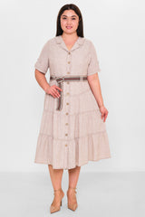 Gumanize - Plus Size Dress (GMZ2026-690-7155) - 8690200151200