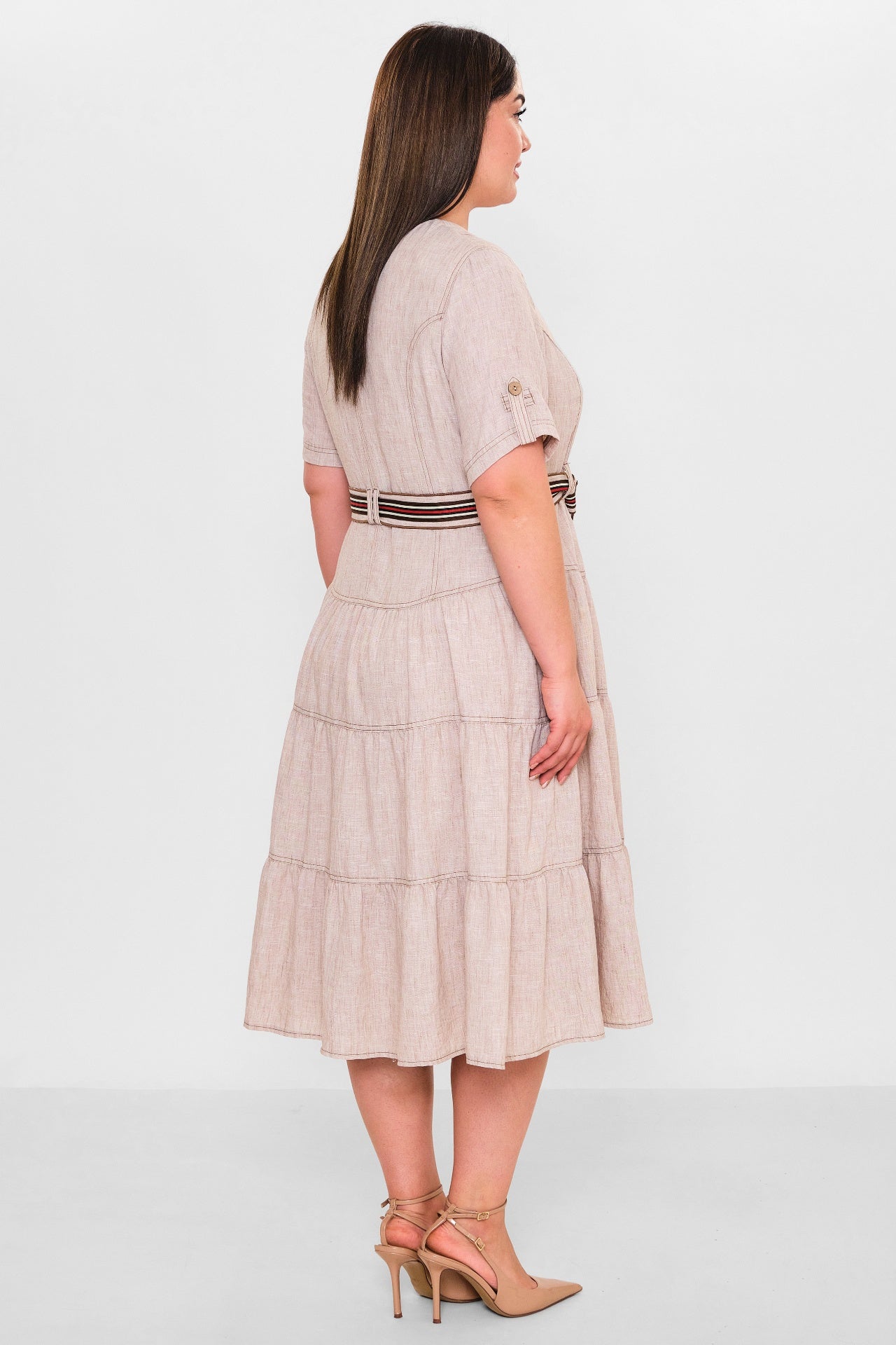 Gumanize - Plus Size Dress (GMZ2026-690-7155) - 8690200151200
