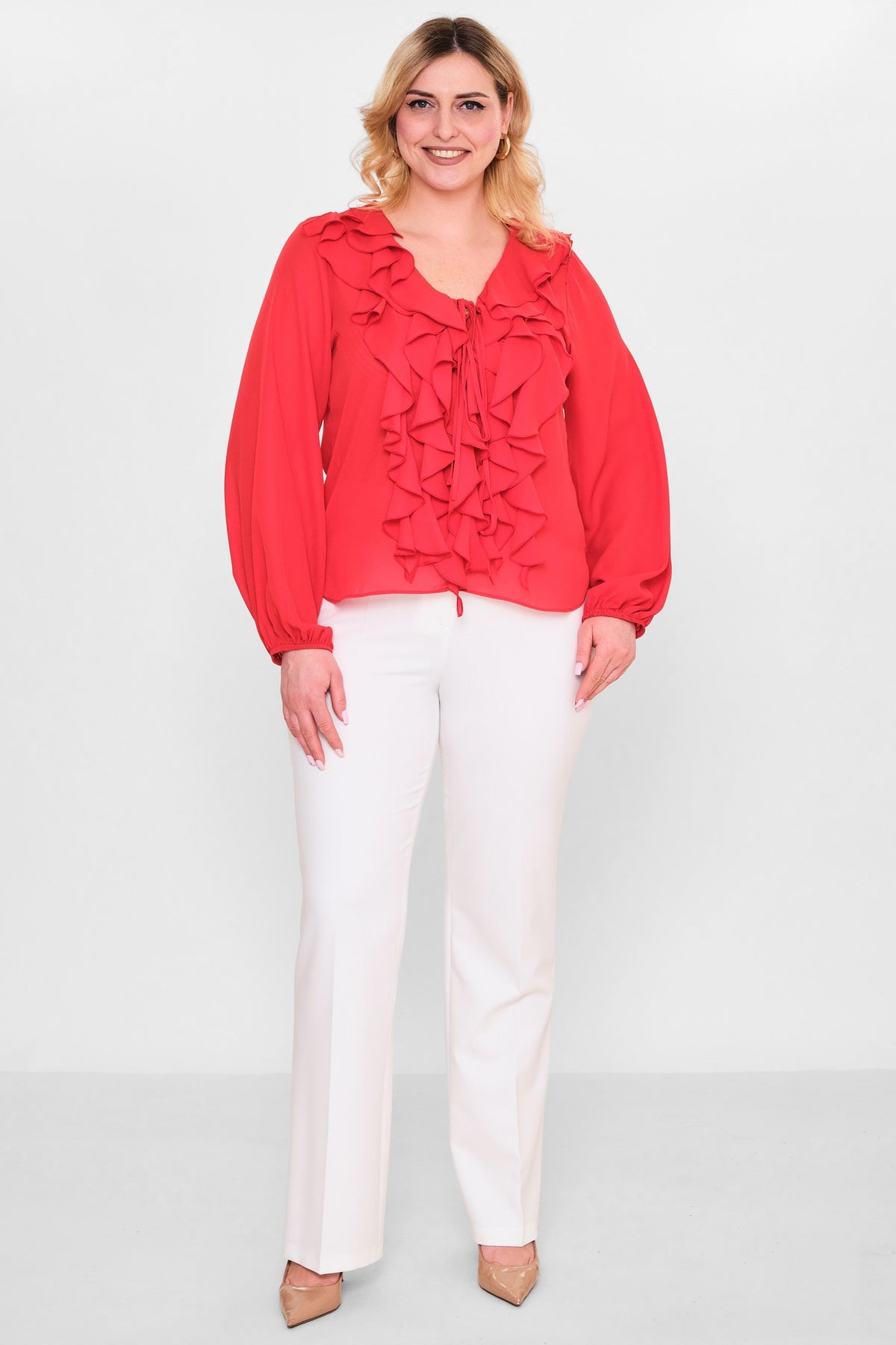 Welike - Plus Size Blouse (WLK26Y1435) - 8690200151354