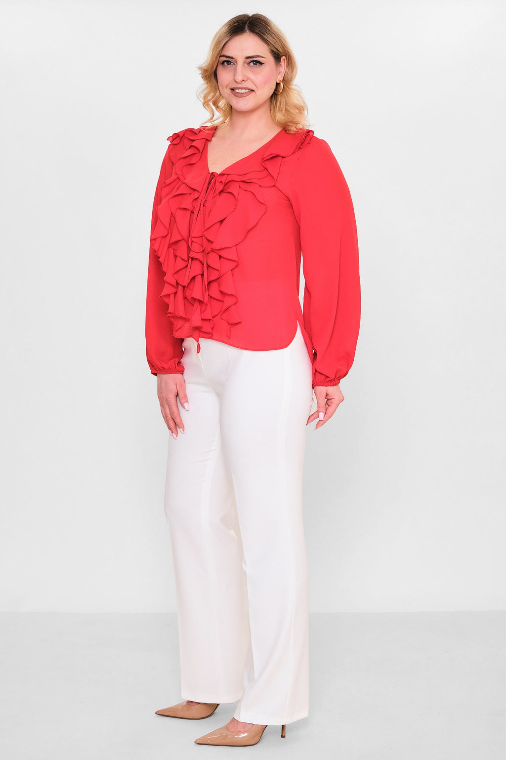 Welike - Plus Size Blouse (WLK26Y1435) - 8690200151354
