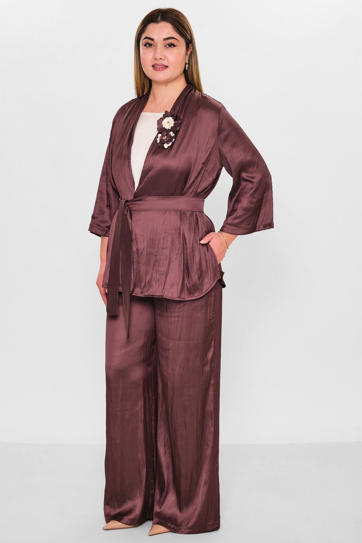 Dress port - Plus Size Suit (DSP26Y3418) - 8690200151453