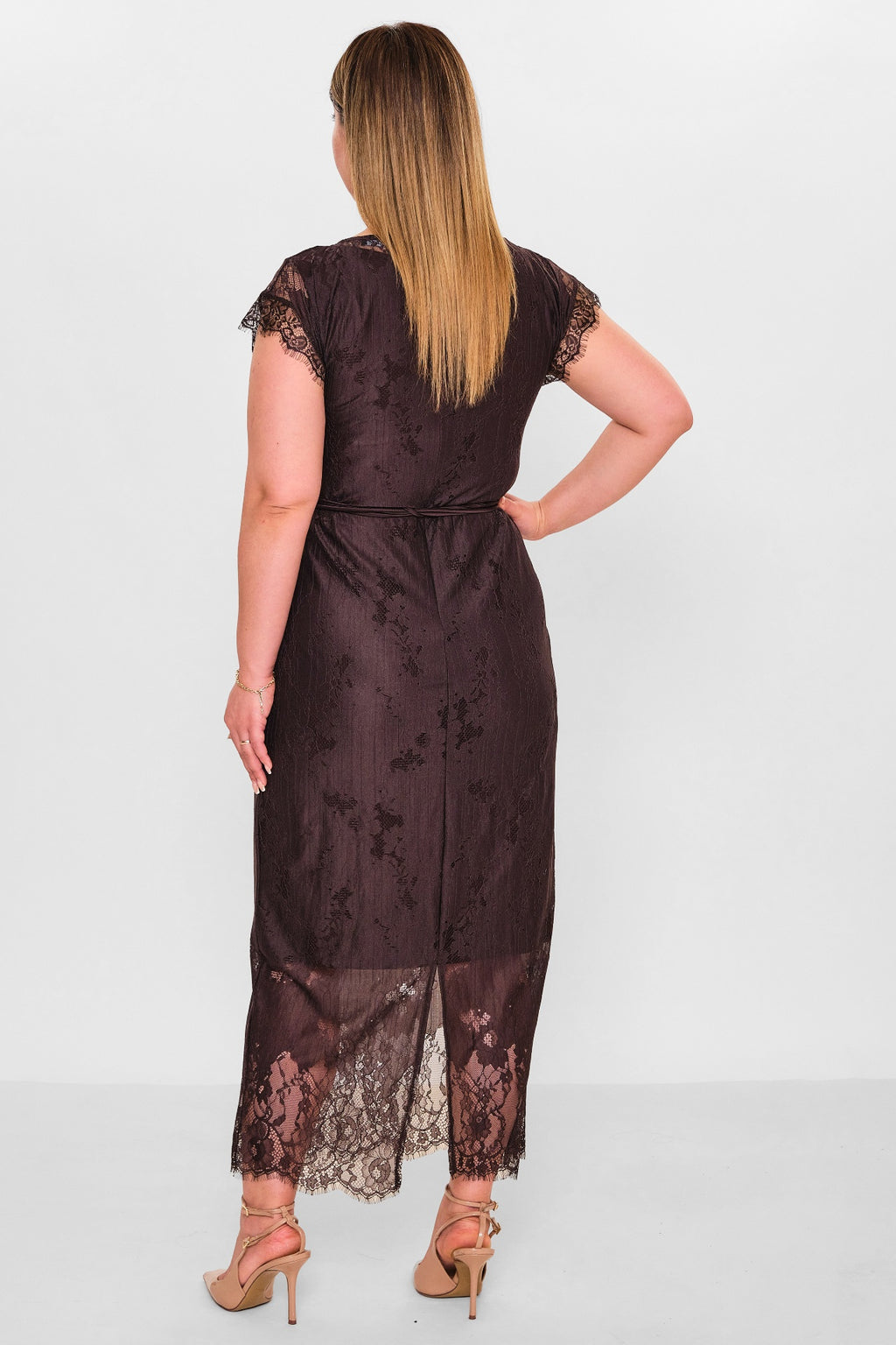 Dress port - Plus Size Dress (DSP26Y5738) - 8690200151477