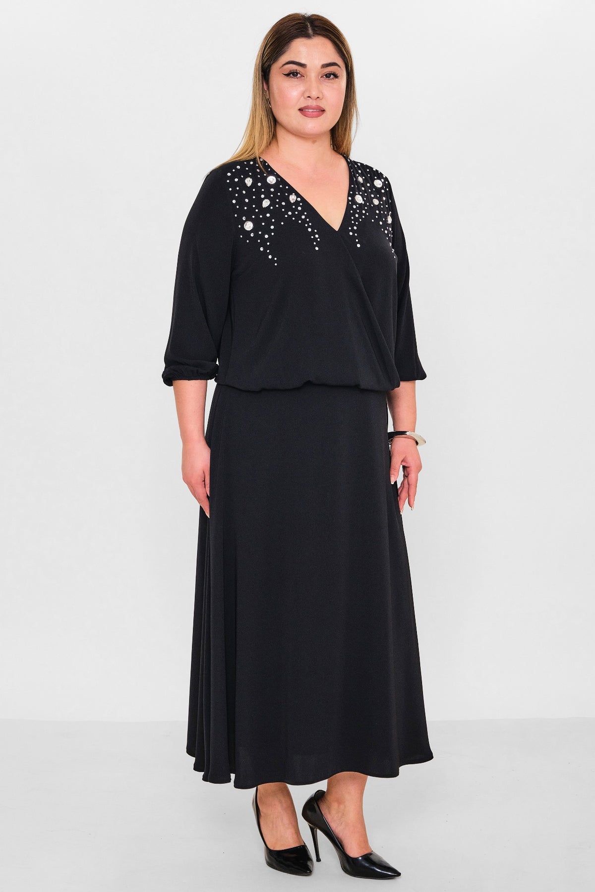 Dress port - Plus Size Suit (DSP26Y3488) - 8690200151484