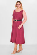 Laluce - Plus Size Dress (L2.Y26.ELB.2E651) - 8690200151545