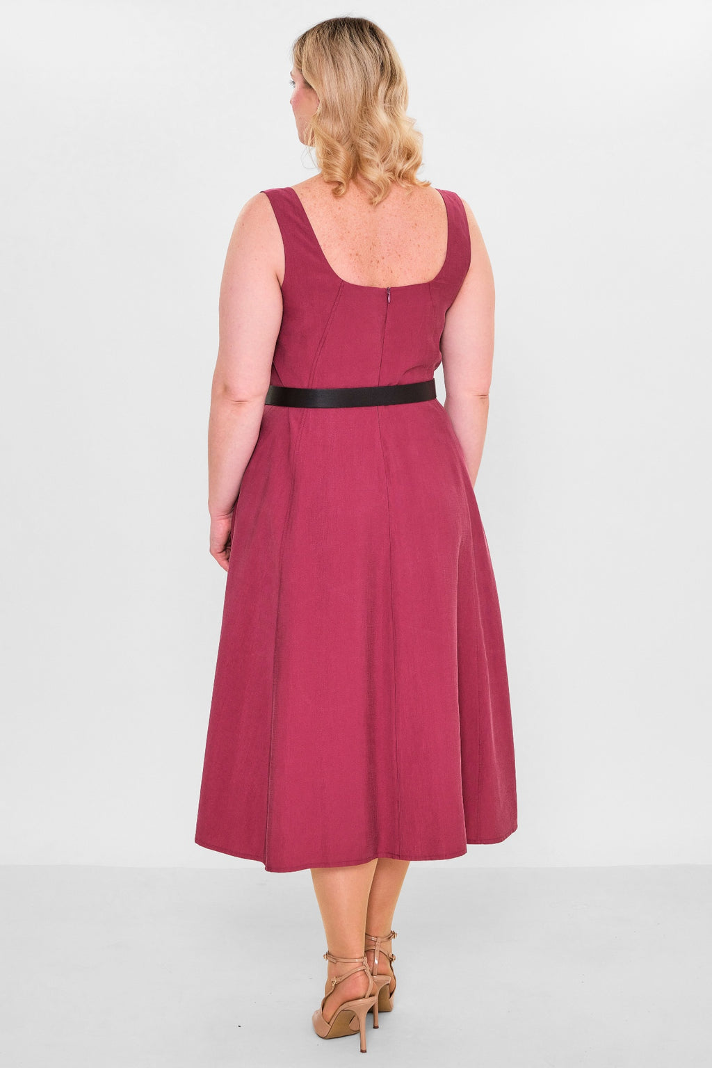 Laluce - Plus Size Dress (L2.Y26.ELB.2E651) - 8690200151545