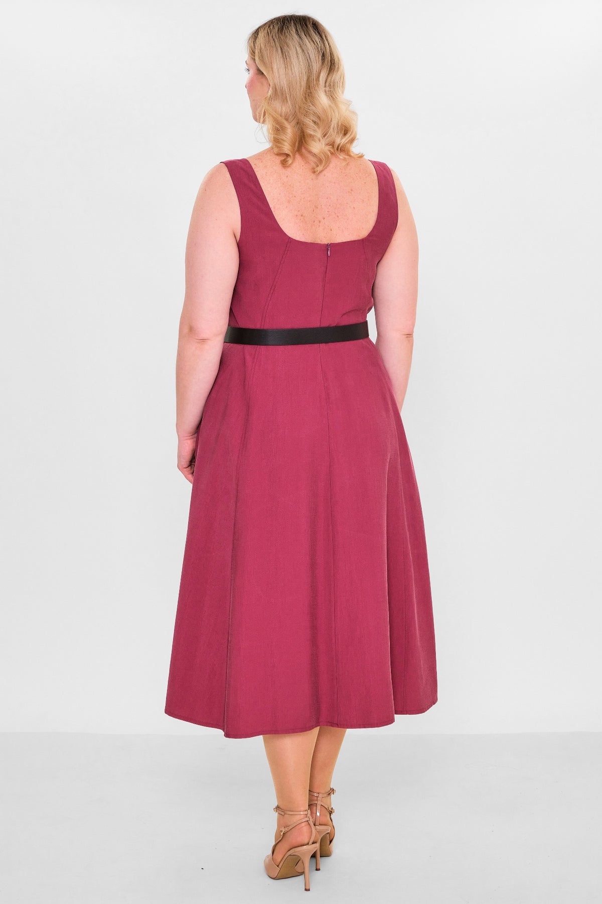 Laluce - Plus Size Dress (L2.Y26.ELB.2E651) - 8690200151545