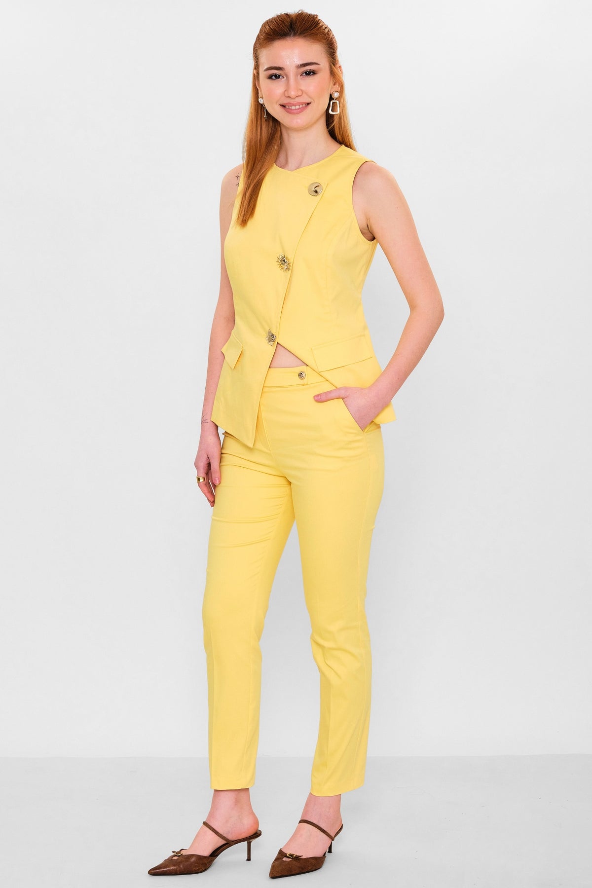 Laluce - Plus Size Trousers (LL.Y26.PNT.LP238) - 8690200151613
