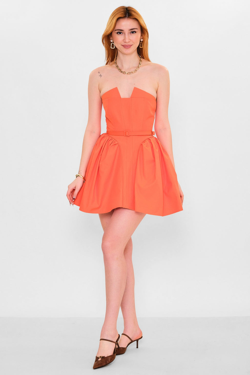 Mamulier - Plus Size Dress (MML26Y7028) - 8690200151705
