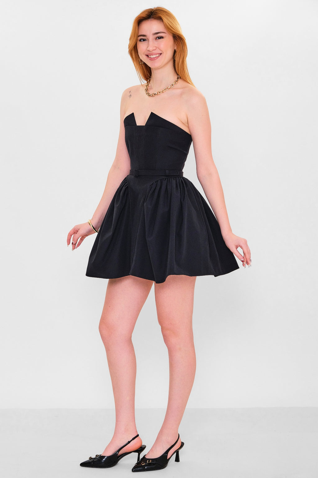 Mamulier - Plus Size Dress (MML26Y7028) - 8690200151712