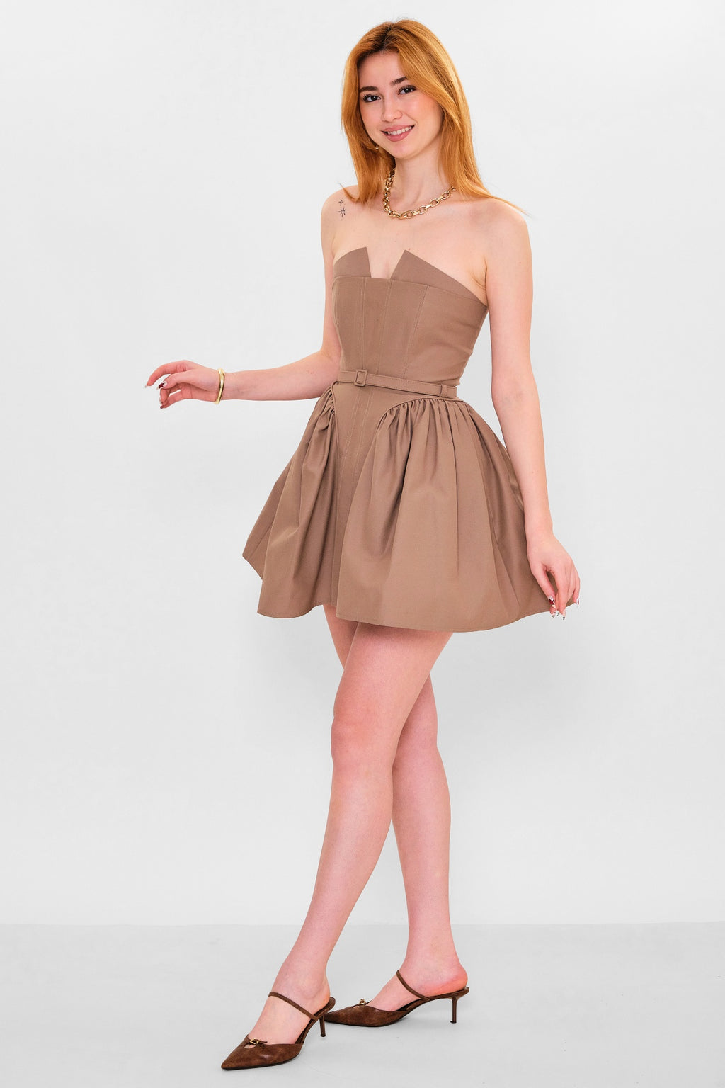 Mamulier - Plus Size Dress (MML26Y7028) - 8690200151729