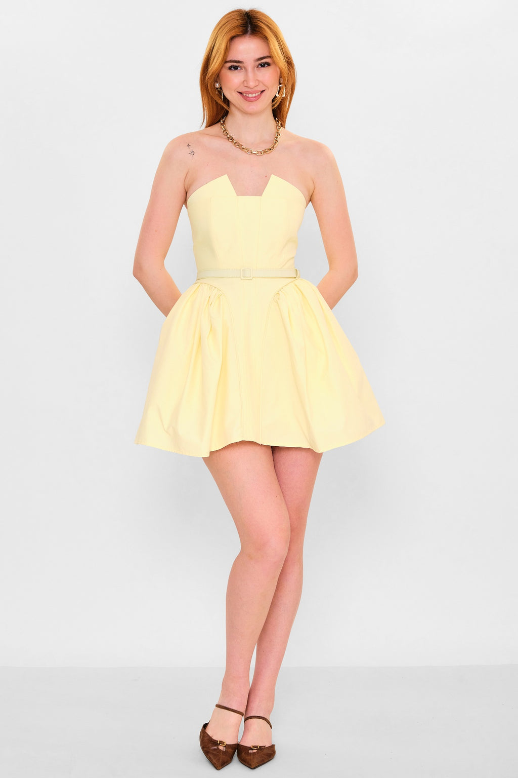 Mamulier - Plus Size Dress (MML26Y7028) - 8690200151743