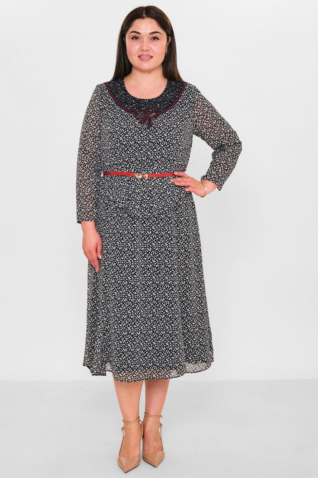 Gumanize - Extended Plus Size Dress (GMZ2025-1106-7550) - 8690200151774