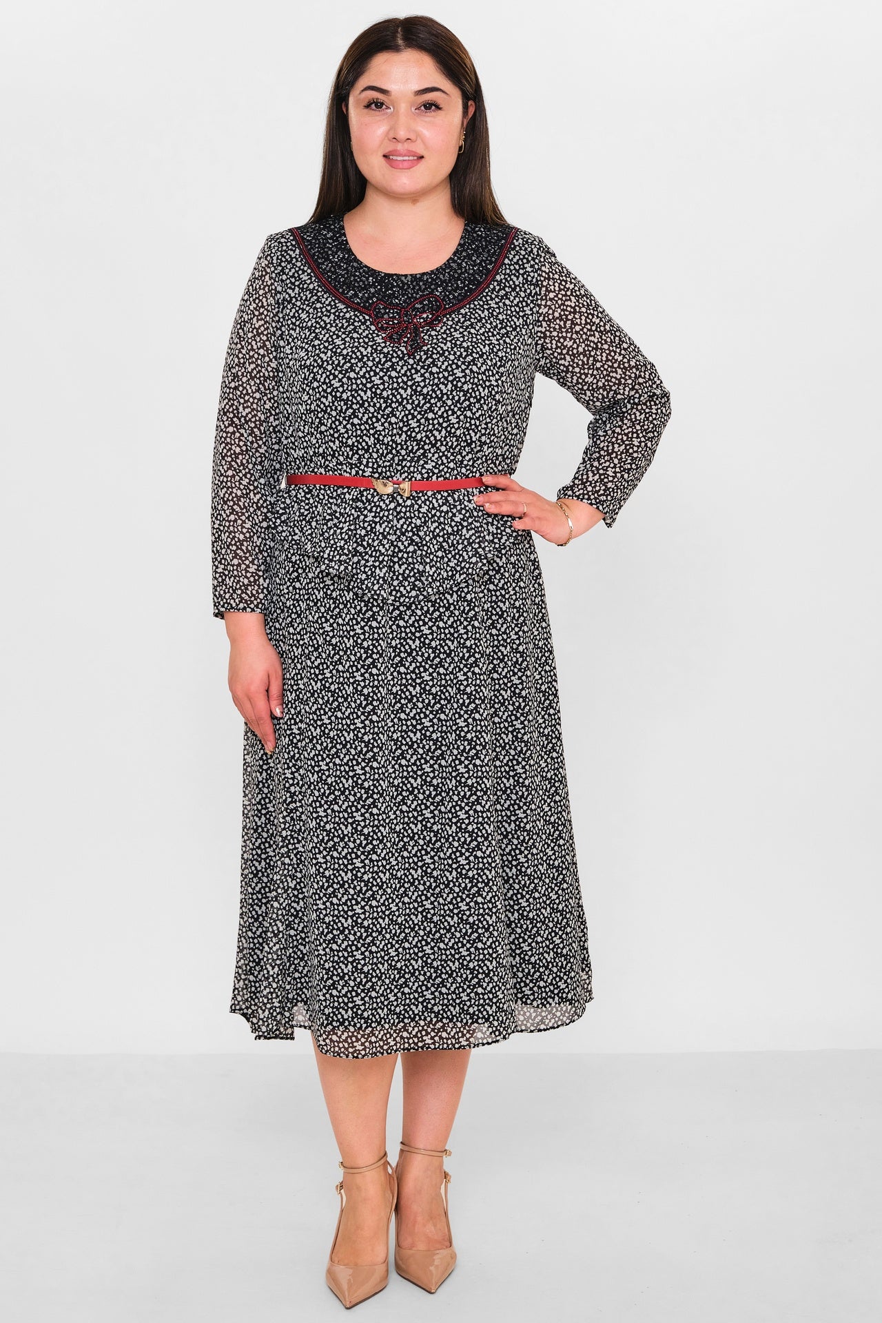Gumanize - Extended Plus Size Dress (GMZ2025-1106-7550) - 8690200151774