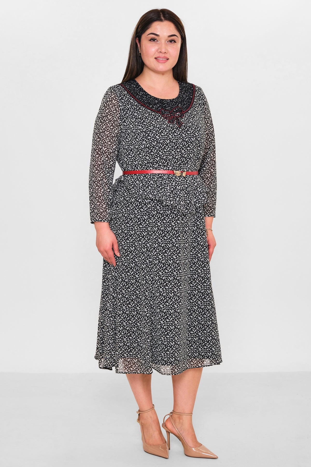 Gumanize - Extended Plus Size Dress (GMZ2025-1106-7550) - 8690200151774