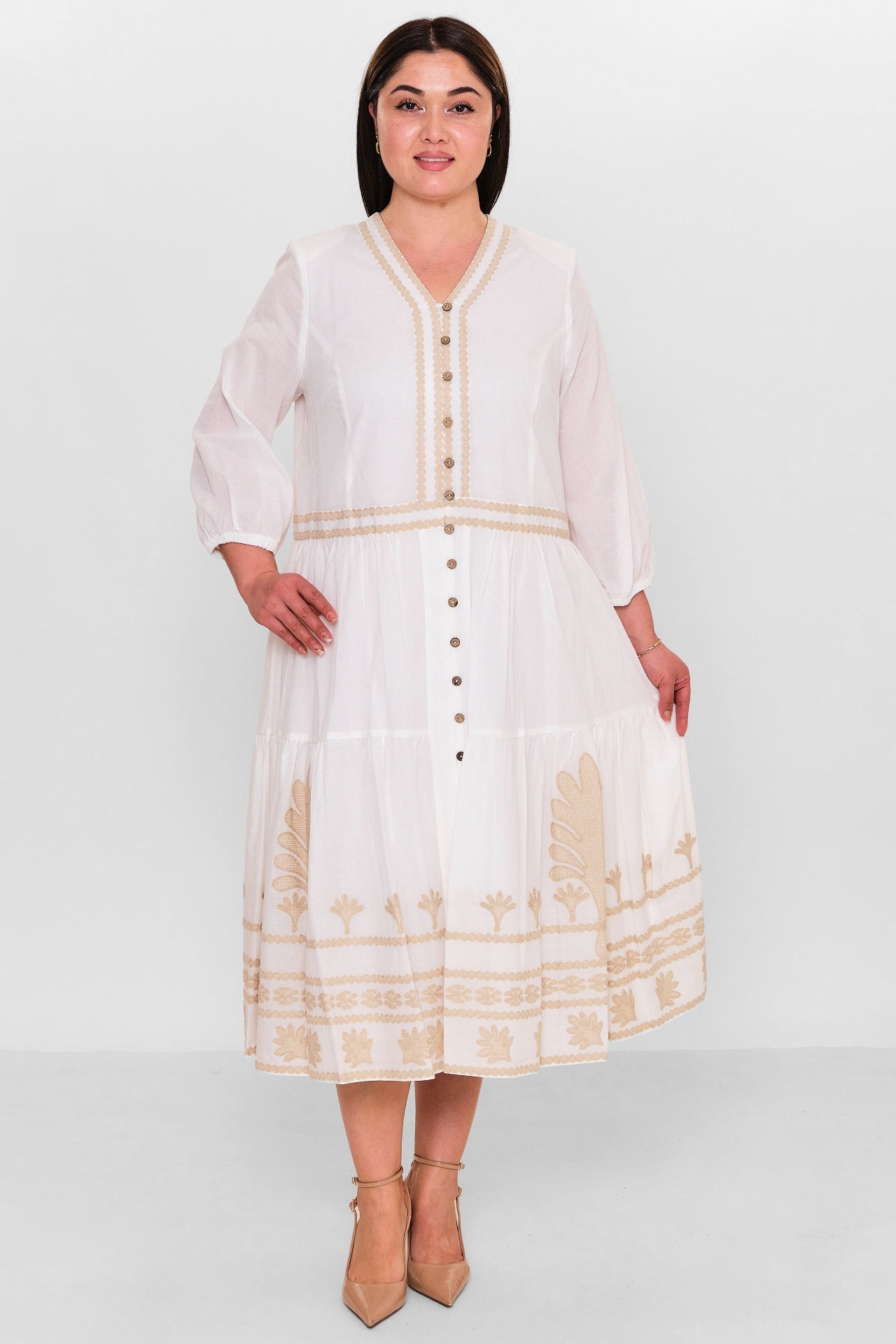 Gumanize - Plus Size Dress (GMZ2025-433-7551) - 8690200151804