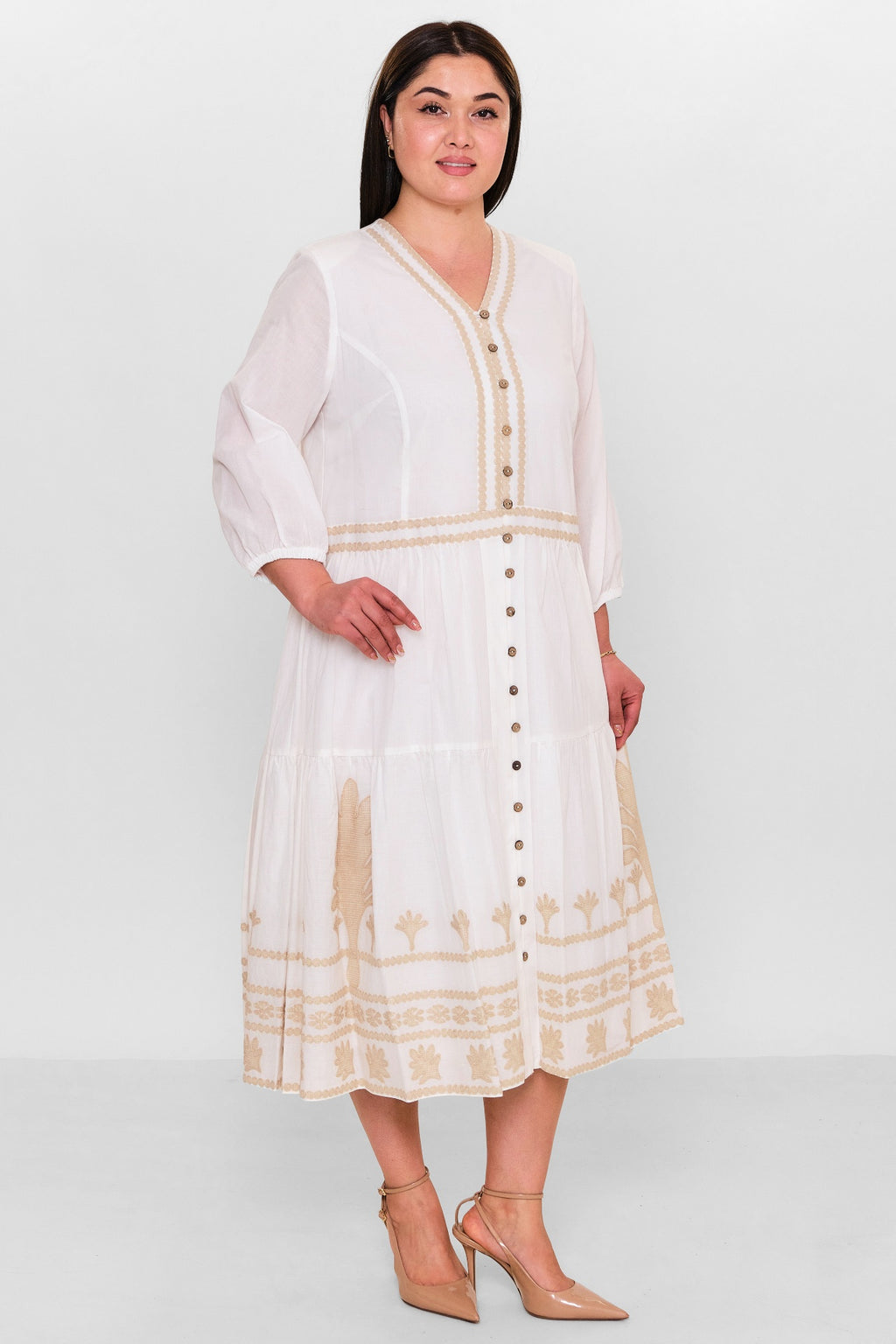 Gumanize - Plus Size Dress (GMZ2025-433-7551) - 8690200151804
