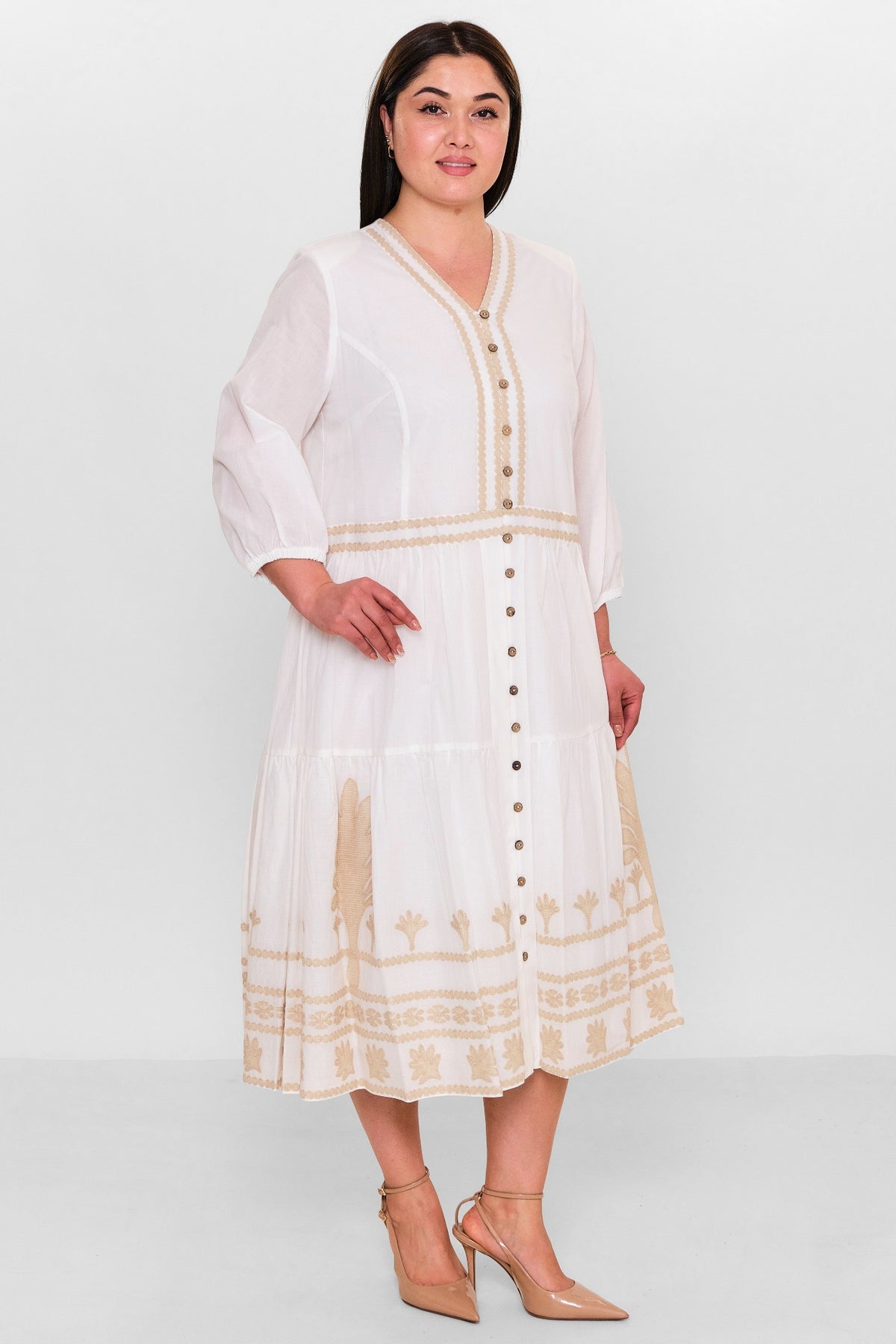 Gumanize - Plus Size Dress (GMZ2025-433-7551) - 8690200151804