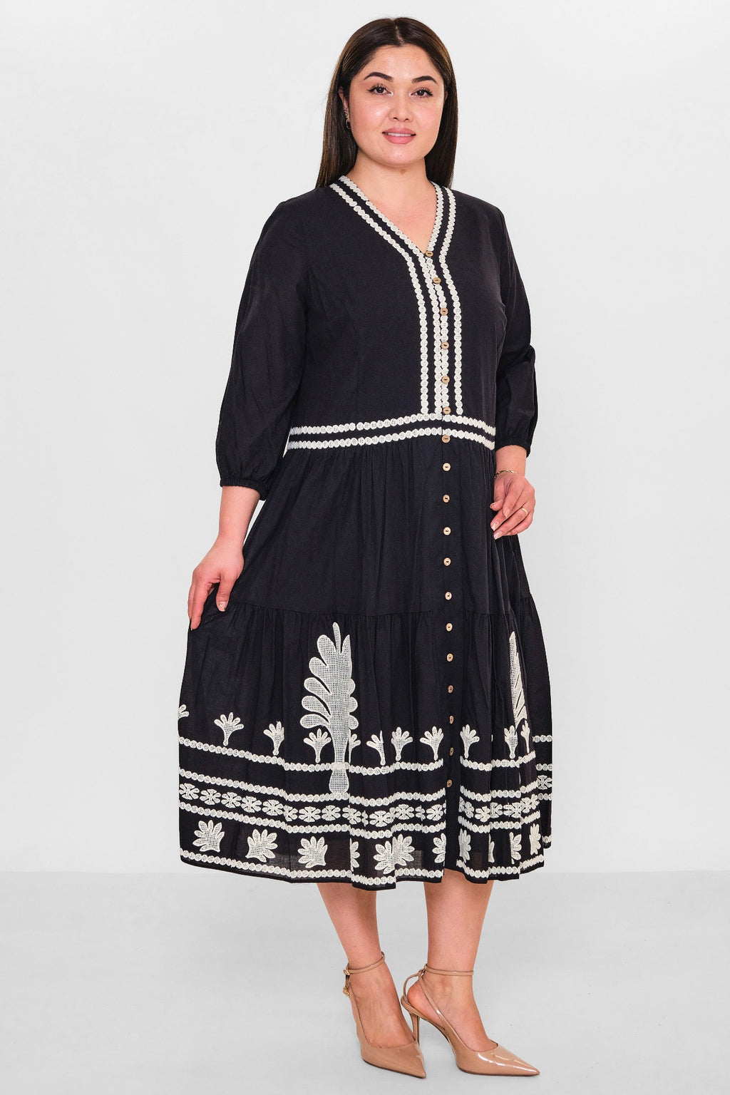 Gumanize - Plus Size Dress (GMZ2025-433-7551) - 8690200151811