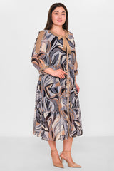 Gumanize - Plus Size Dress (GMZ2025-493-7144) - 8690200151828