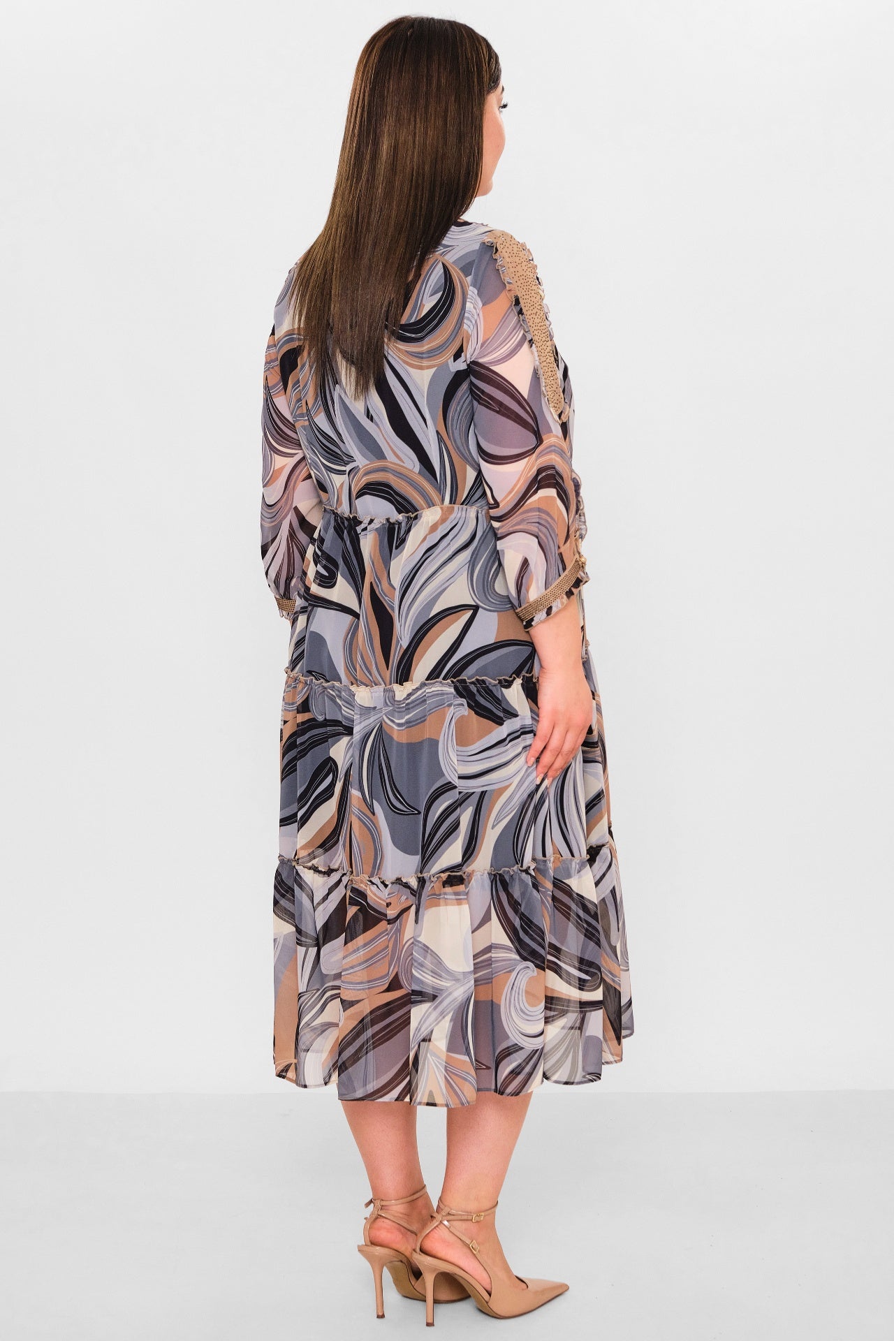 Gumanize - Plus Size Dress (GMZ2025-493-7144) - 8690200151828