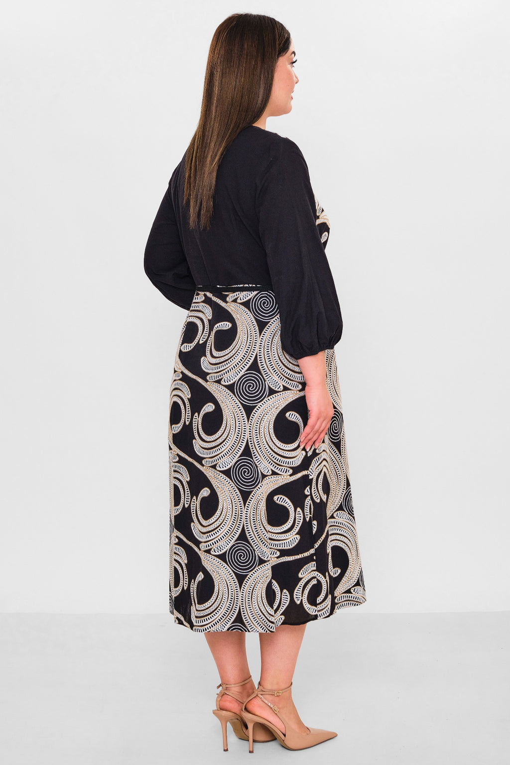 Gumanize - Plus Size Dress (GMZ2025-561-7554) - 8690200151835