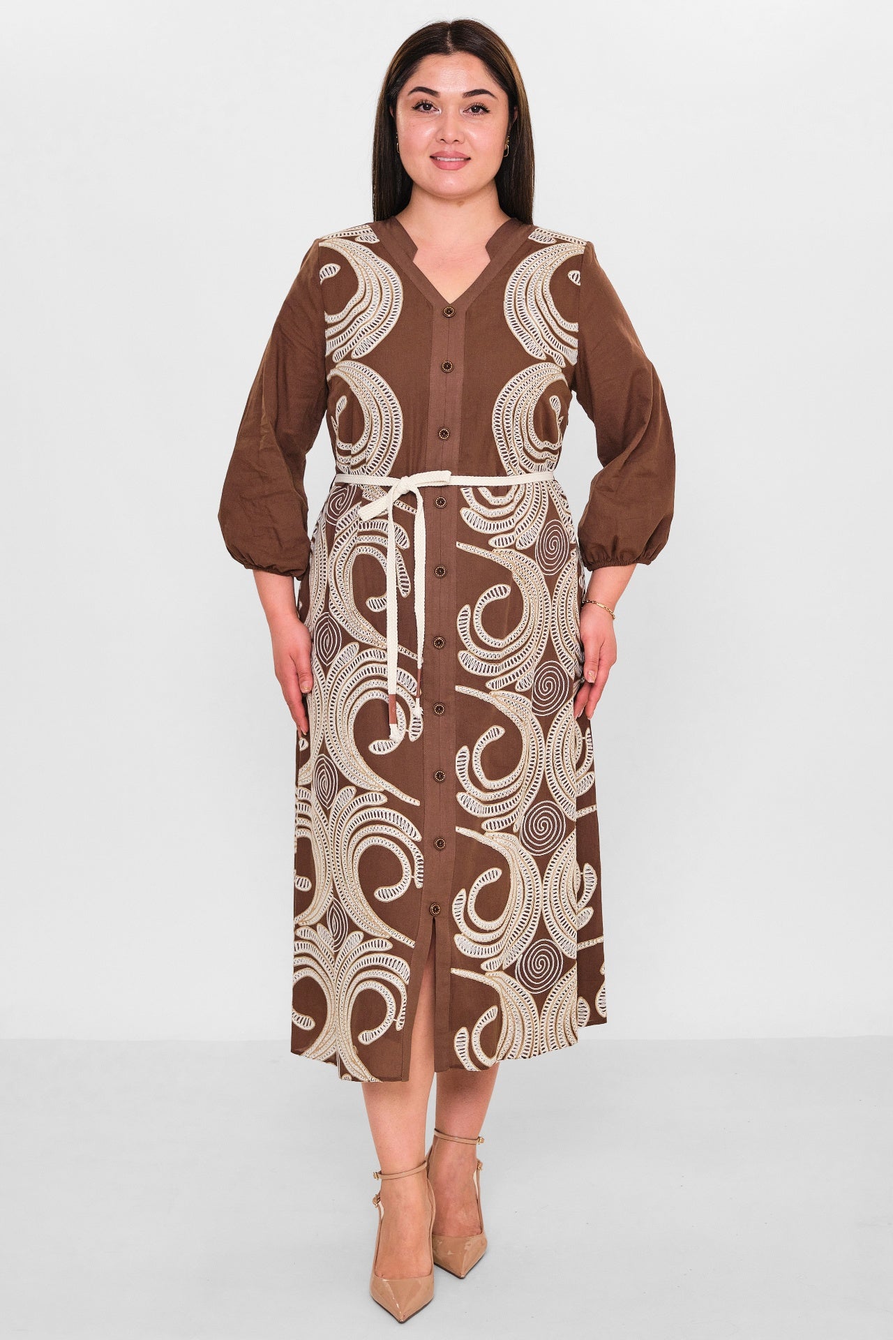 Gumanize - Plus Size Dress (GMZ2025-561-7554) - 8690200151842