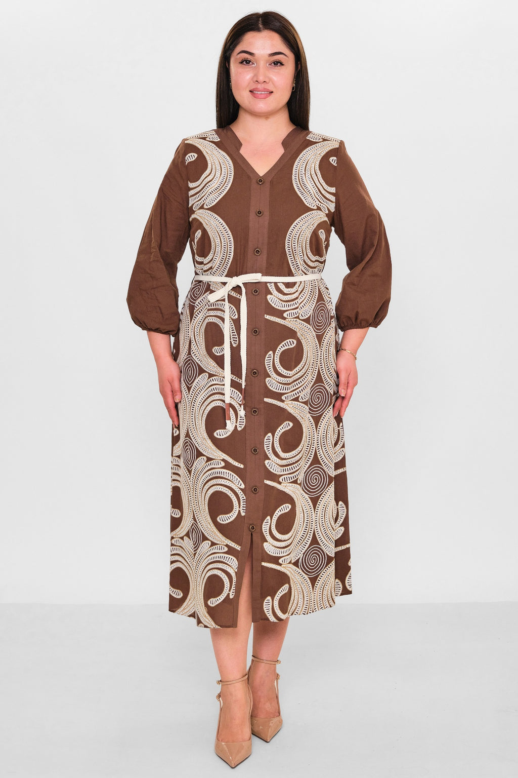 Gumanize - Plus Size Dress (GMZ2025-561-7554) - 8690200151842