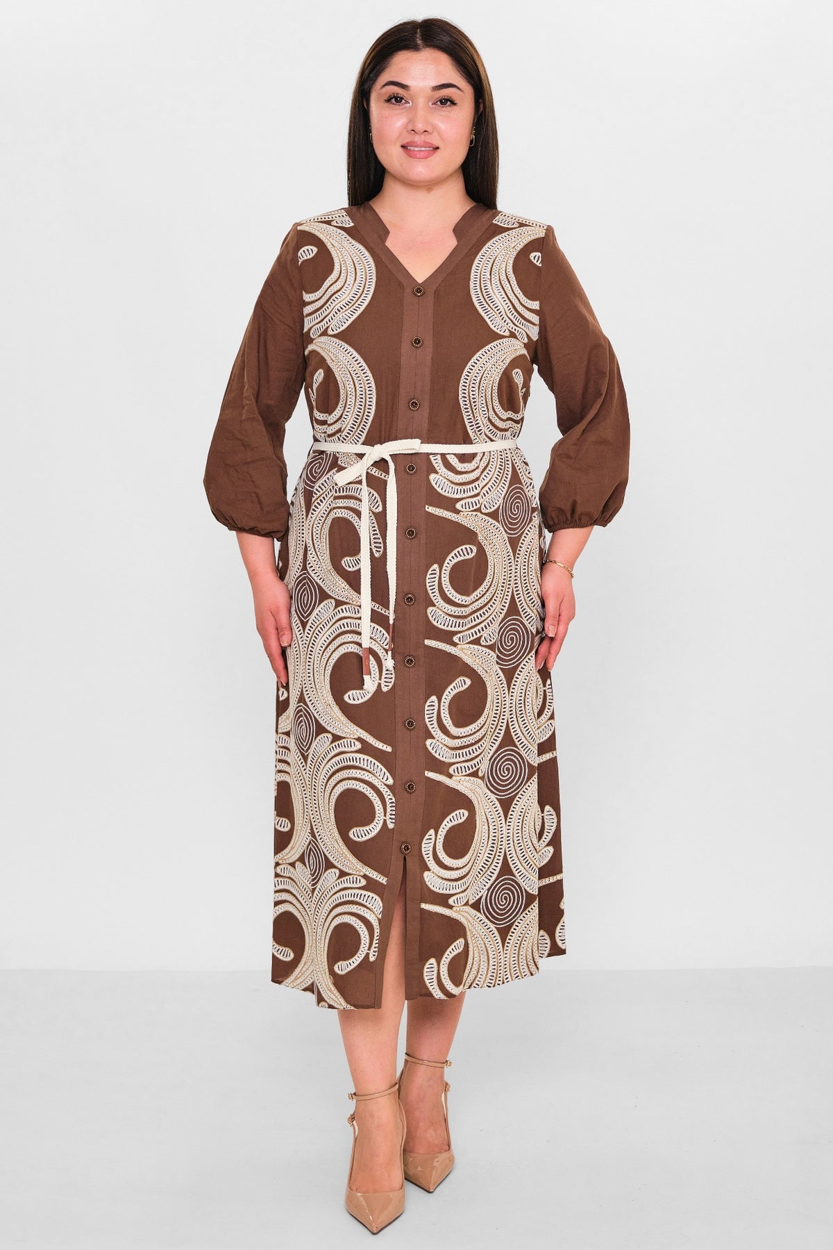 Gumanize - Plus Size Dress (GMZ2025-561-7554) - 8690200151842