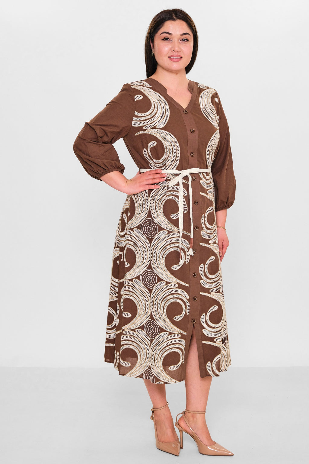 Gumanize - Plus Size Dress (GMZ2025-561-7554) - 8690200151842