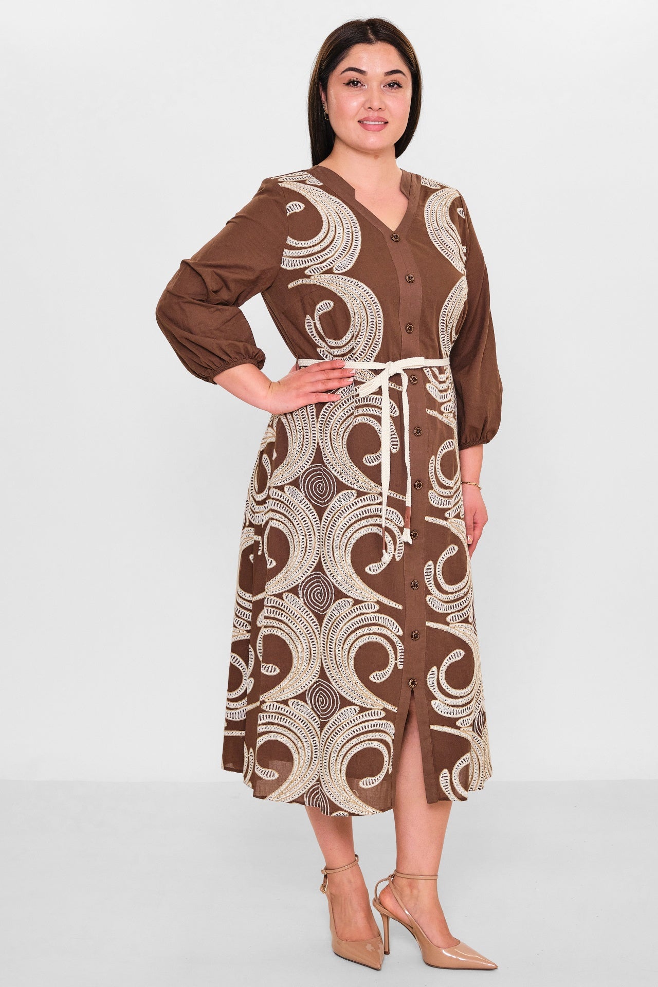 Gumanize - Plus Size Dress (GMZ2025-561-7554) - 8690200151842