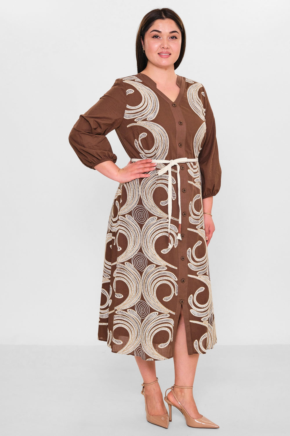 Gumanize - Plus Size Dress (GMZ2025-561-7554) - 8690200151842