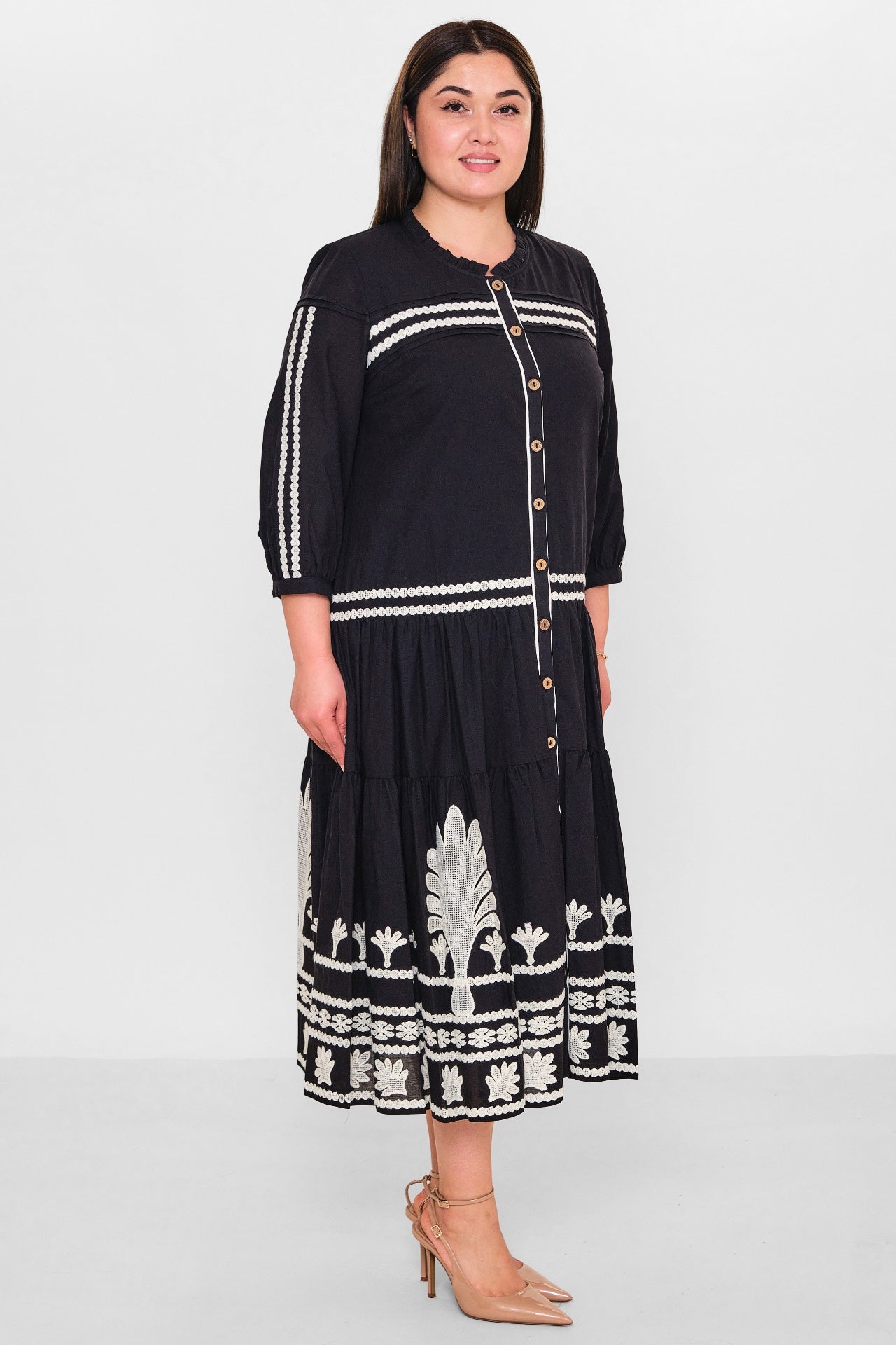 Gumanize - Plus Size Dress (GMZ2025-568-7551) - 8690200151859