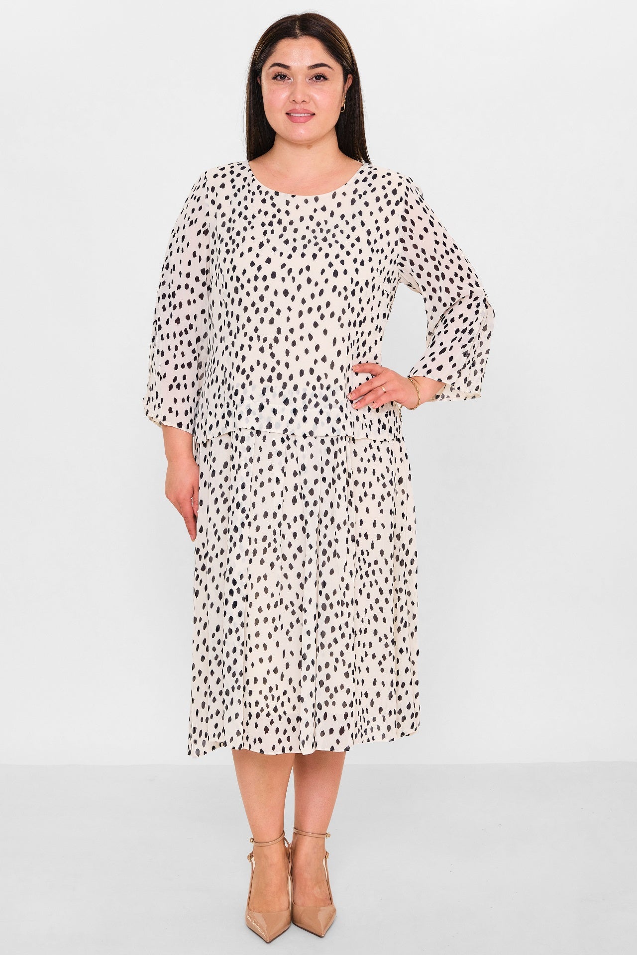 Gumanize - Plus Size Dress (GMZ2025-704-7479) - 8690200151873