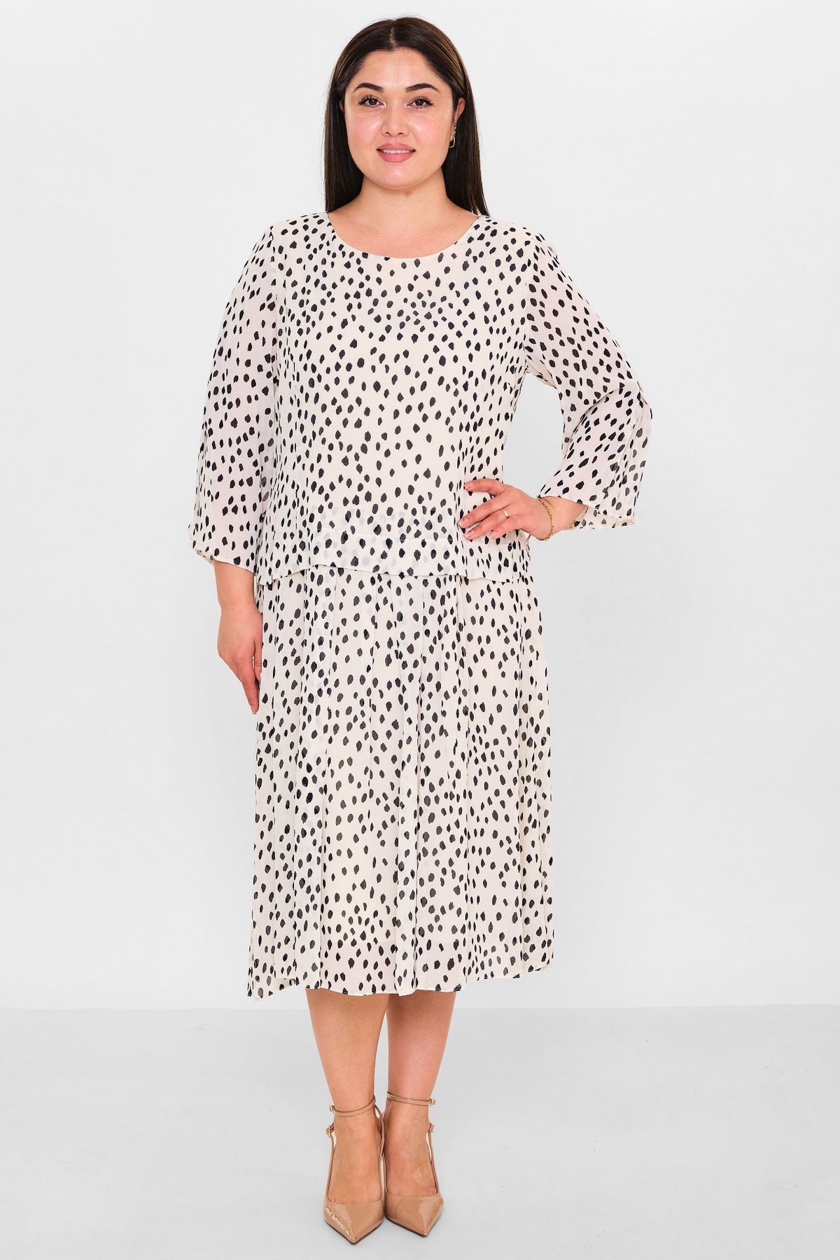 Gumanize - Plus Size Dress (GMZ2025-704-7479) - 8690200151873