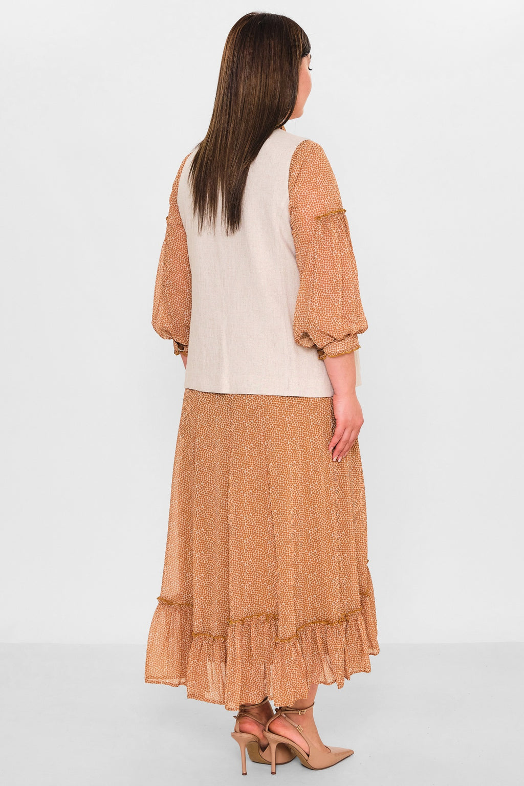 Gumanize - Plus Size Waistcoat (GMZ2025-850-7741) - 8690200151880