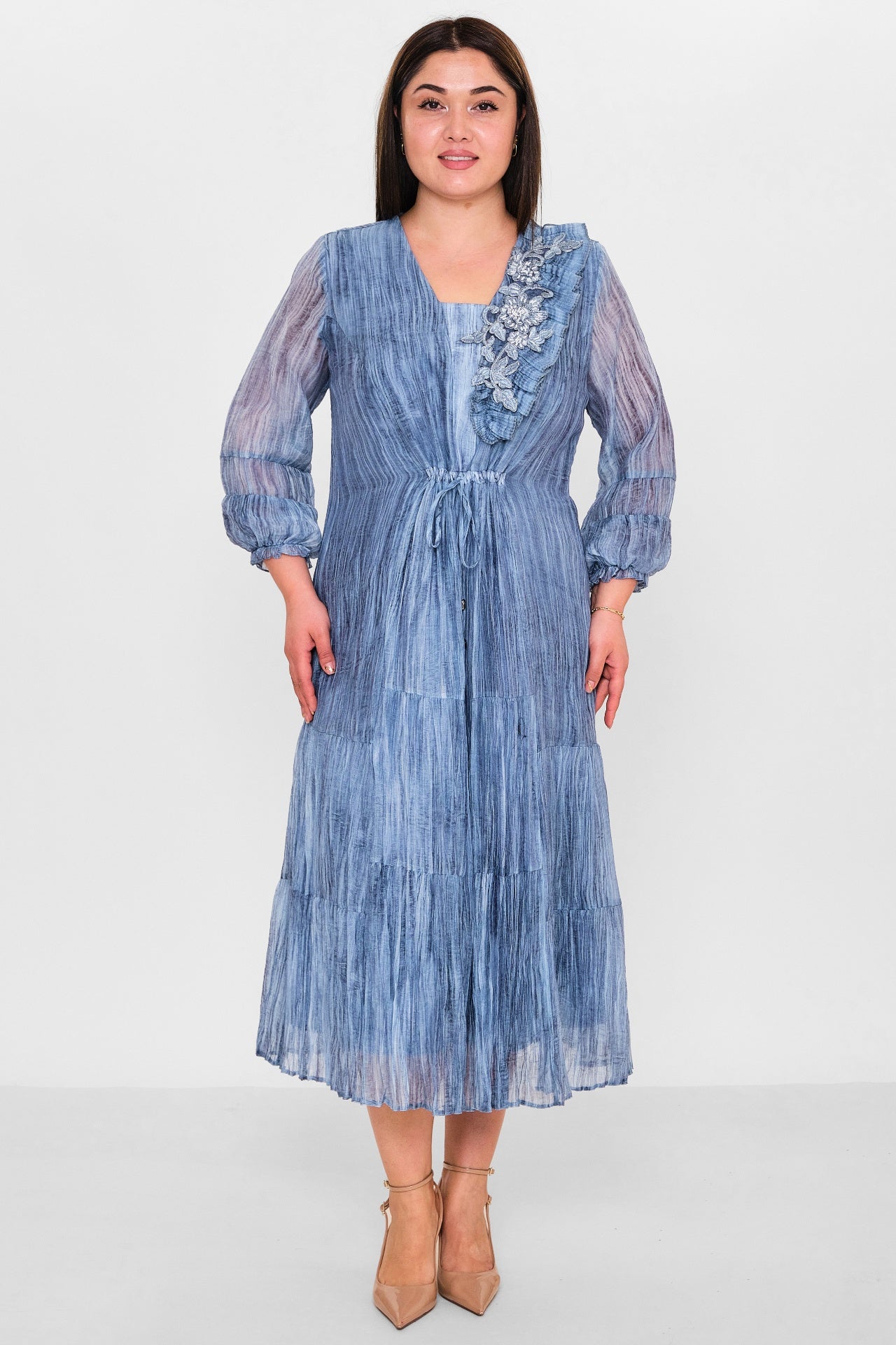 Gumanize - Plus Size Dress (GMZ2025-945-7645) - 8690200151903