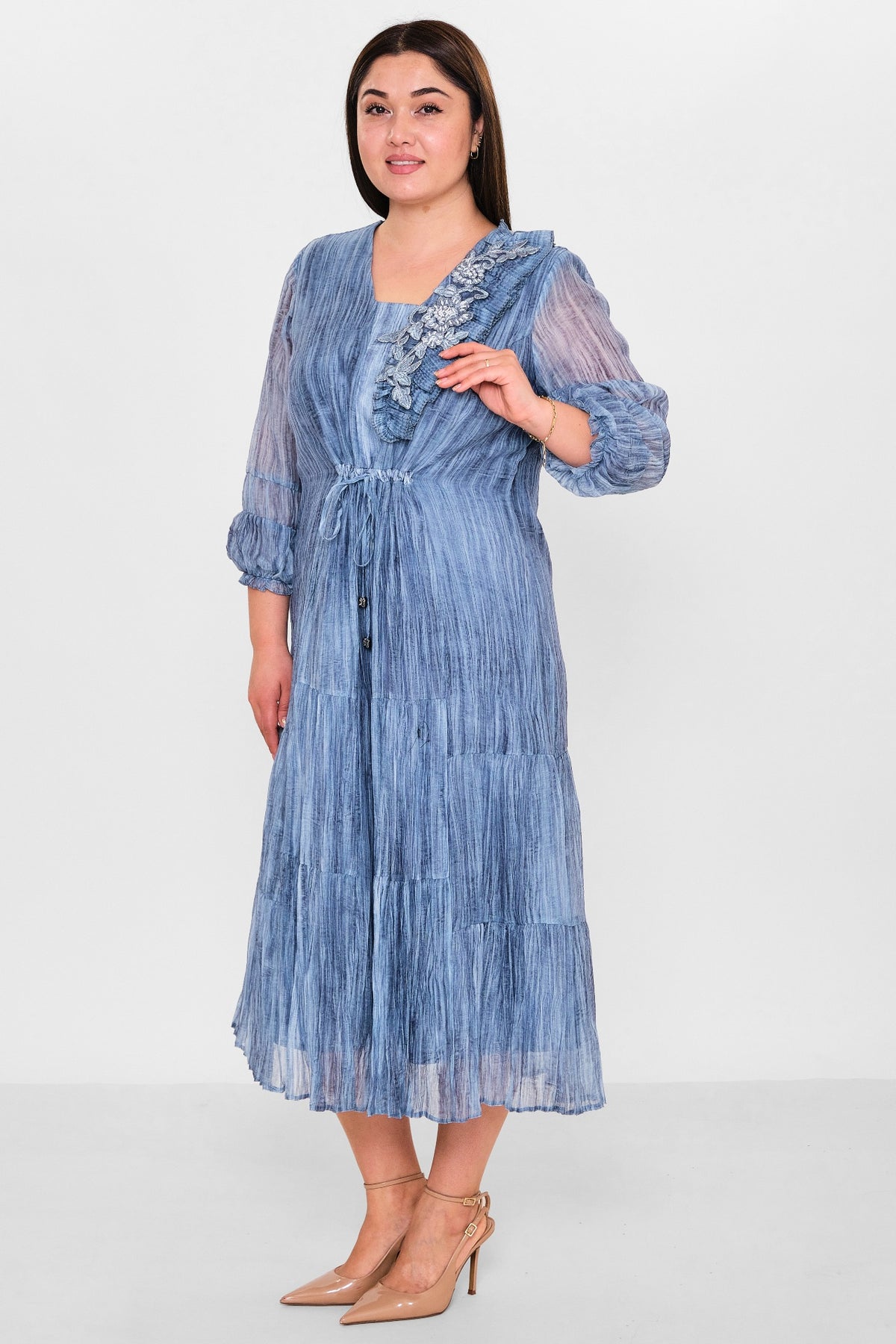 Gumanize - Plus Size Dress (GMZ2025-945-7645) - 8690200151903