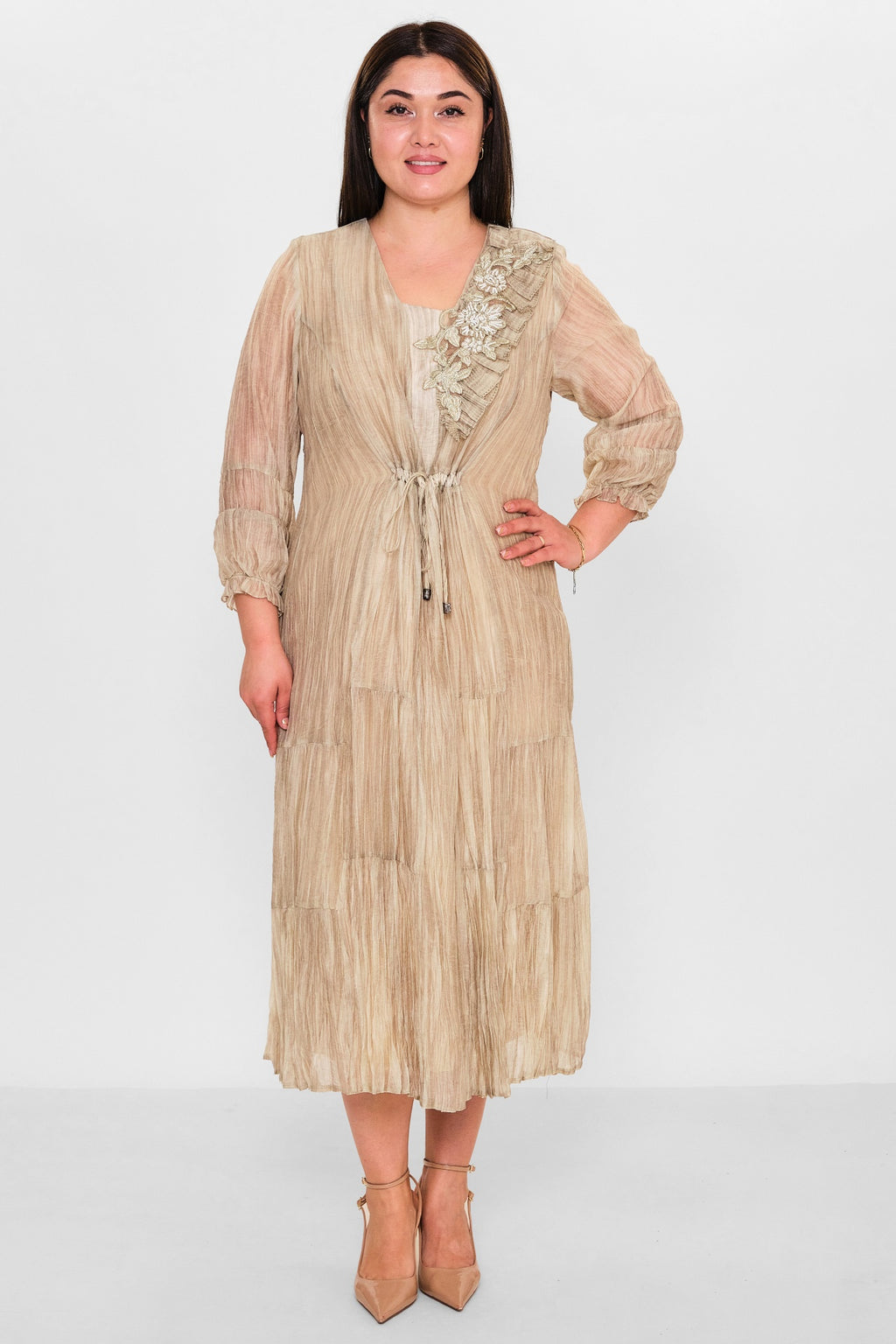 Gumanize - Plus Size Dress (GMZ2025-945-7645) - 8690200151910
