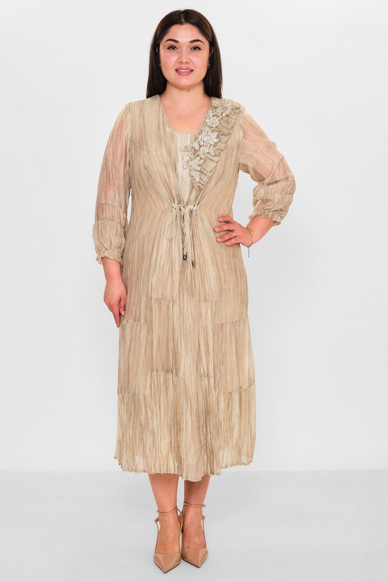 Gumanize - Plus Size Dress (GMZ2025-945-7645) - 8690200151910