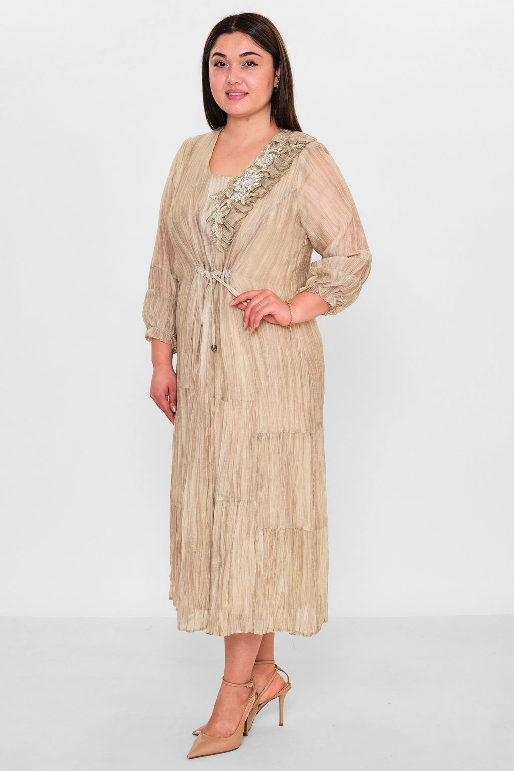 Gumanize - Plus Size Dress (GMZ2025-945-7645) - 8690200151910
