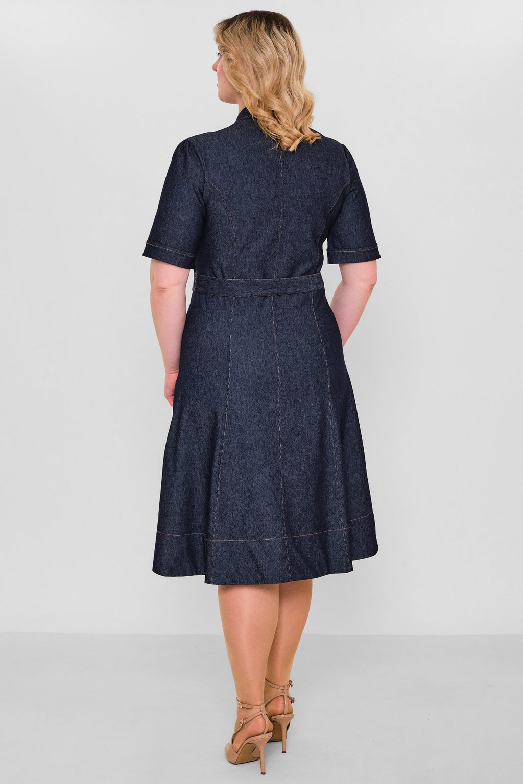 Elitline - Plus Size Dress (ELT26Y8-34-4003) - 8690200152016