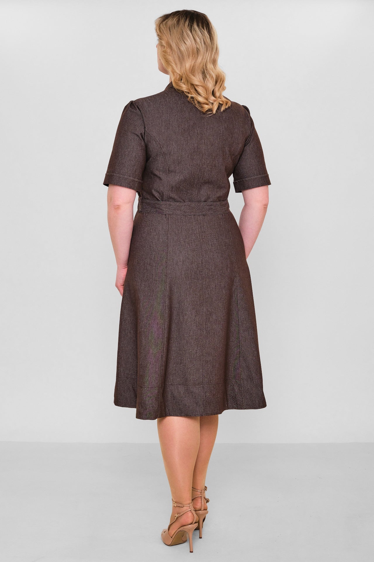 Elitline - Plus Size Dress (ELT26Y8-34-4003) - 8690200152023