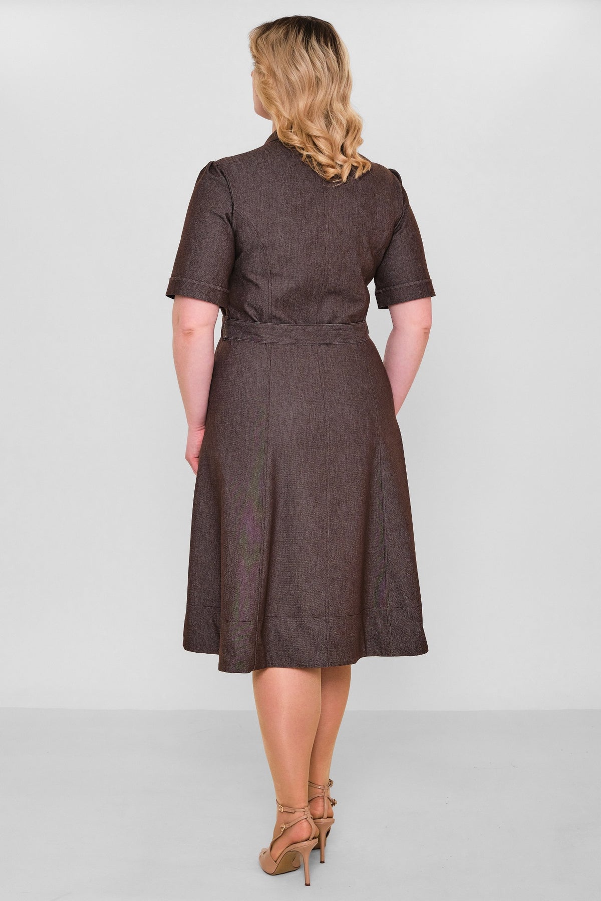 Elitline - Plus Size Dress (ELT26Y8-34-4003) - 8690200152023