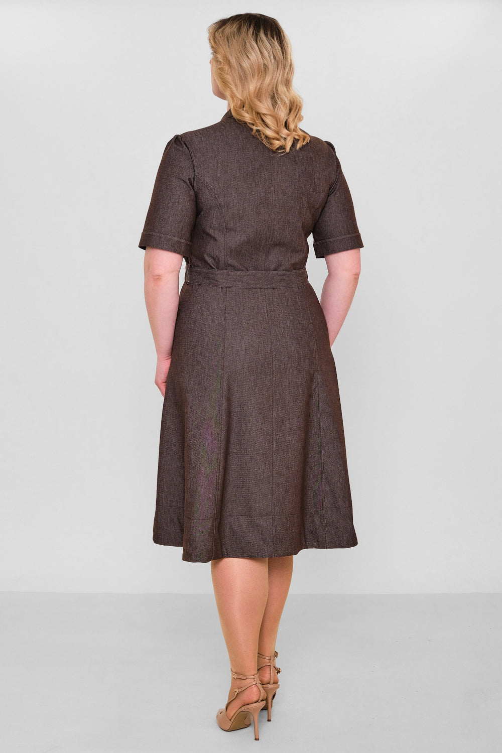 Elitline - Plus Size Dress (ELT26Y8-34-4003) - 8690200152023