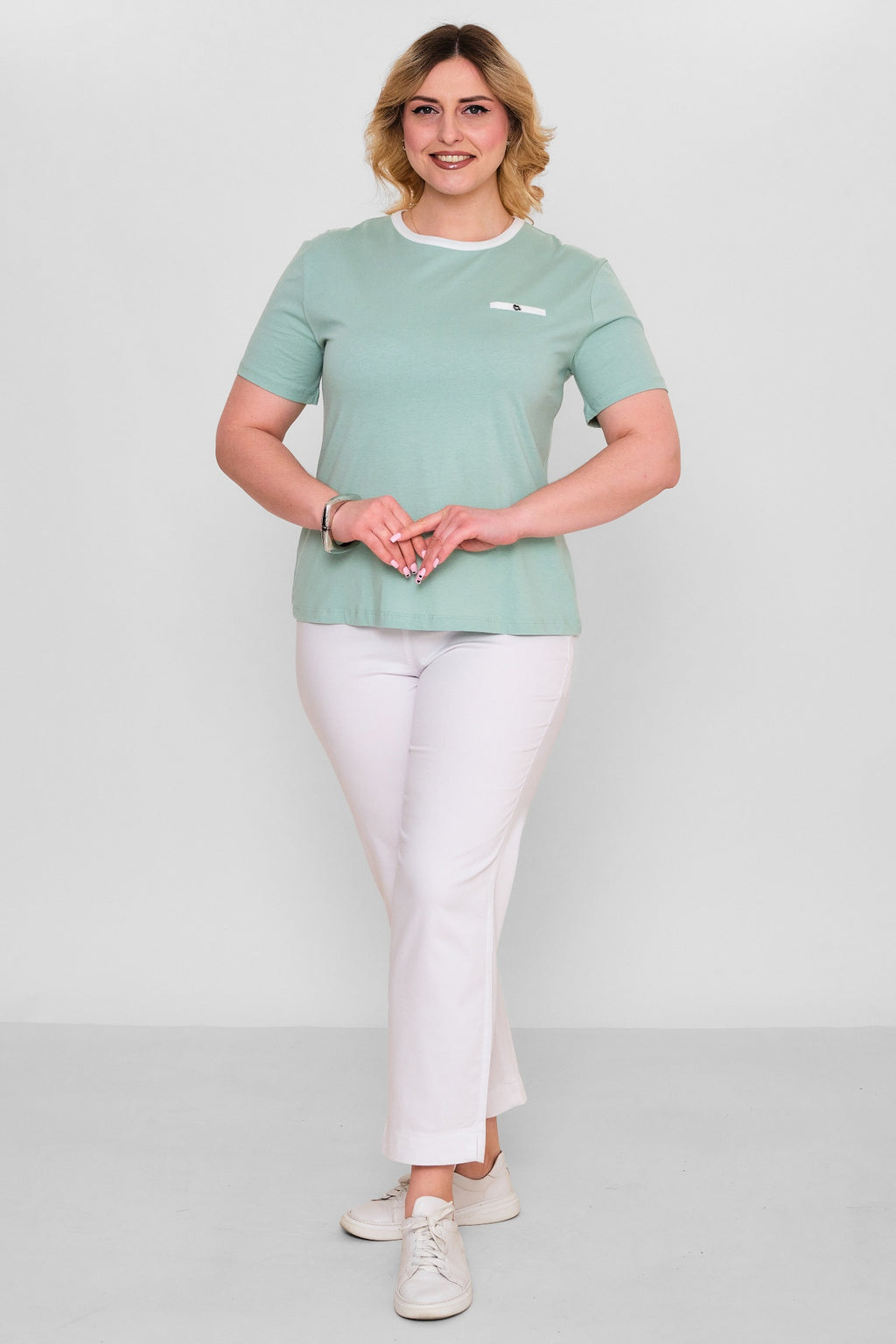 Elitline - Plus Size Blouse (ELT26Y3-39-4002) - 8690200152054