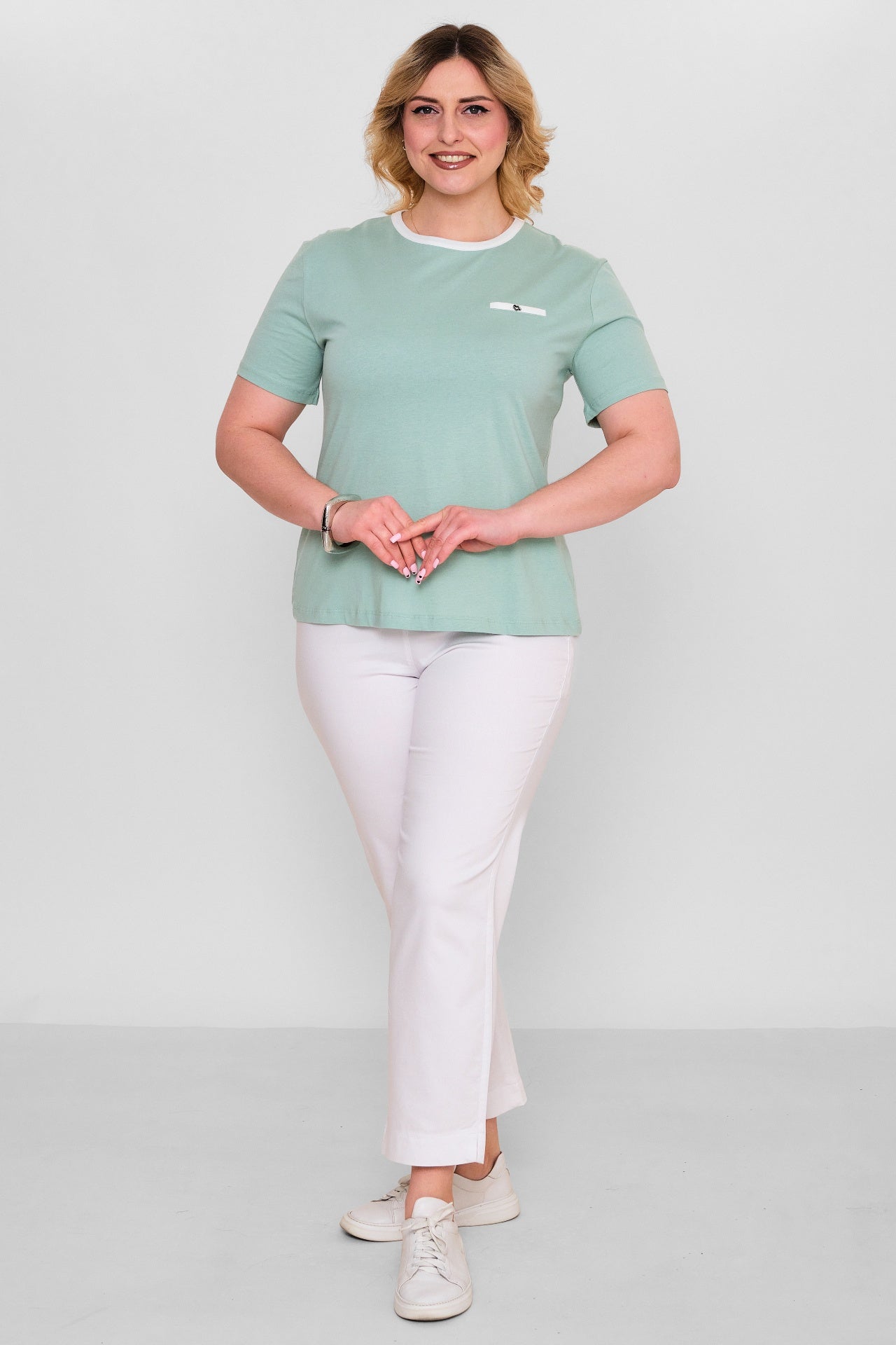 Elitline - Plus Size Blouse (ELT26Y3-39-4002) - 8690200152054