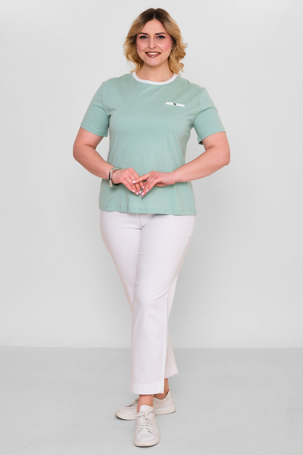 Elitline - Plus Size Blouse (ELT26Y3-39-4002) - 8690200152054