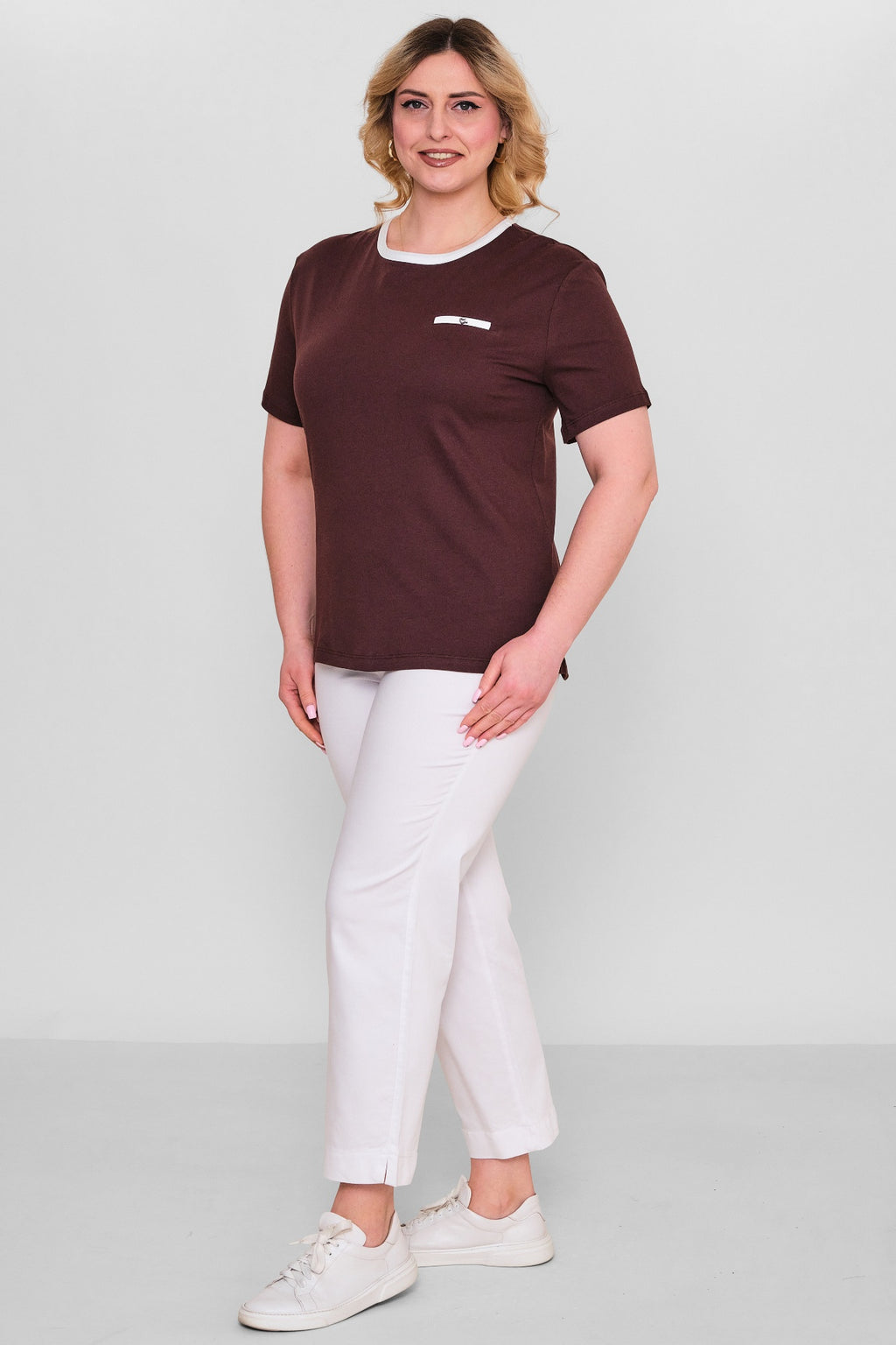 Elitline - Plus Size Blouse (ELT26Y3-39-4002) - 8690200152085