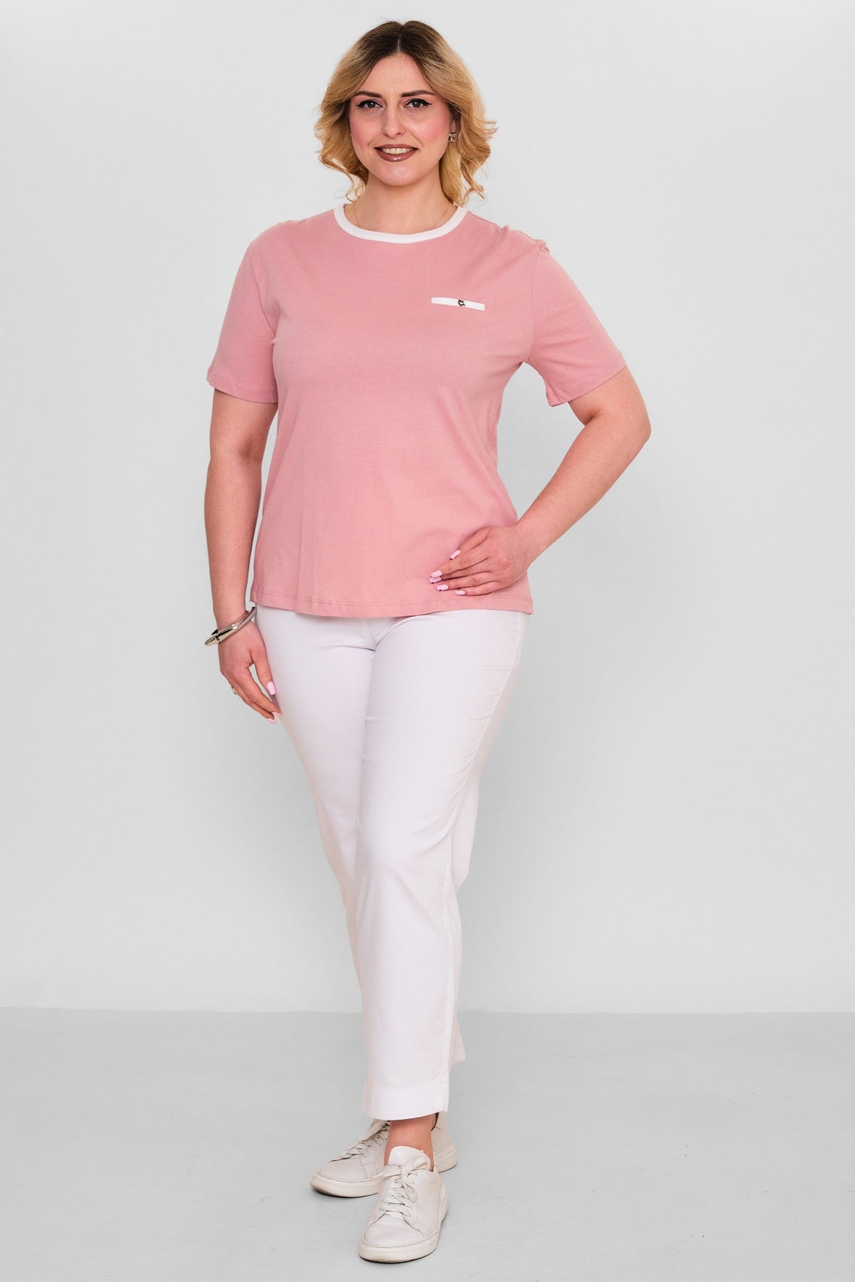 Elitline - Plus Size Blouse (ELT26Y3-39-4002) - 8690200152122