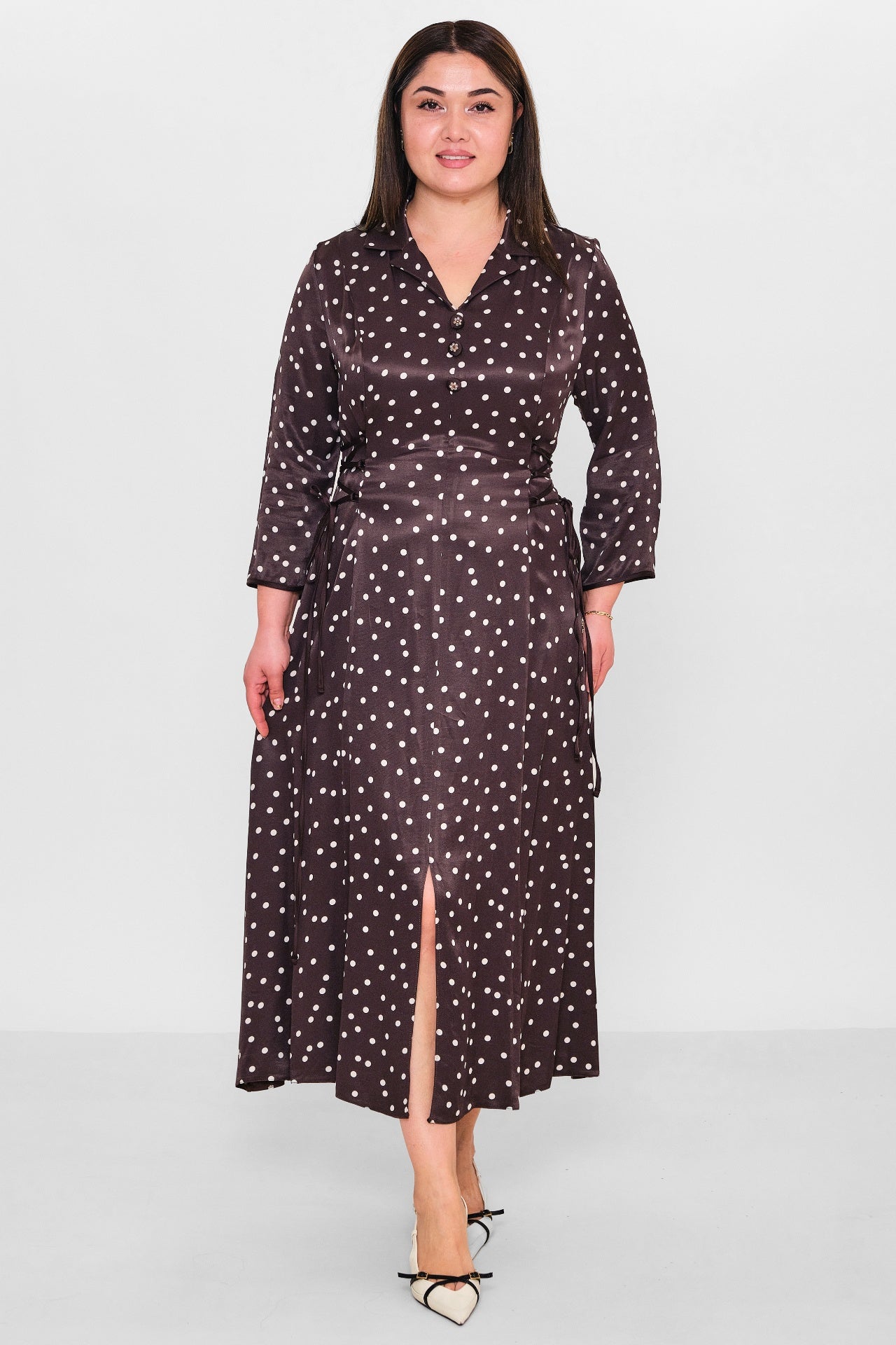 Dress port - Plus Size Dress (DSP26Y5746) - 8690200152436